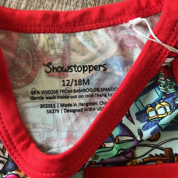 Showstoppers Bamboo NWT Disney Cars Set - Picture 4 of 6